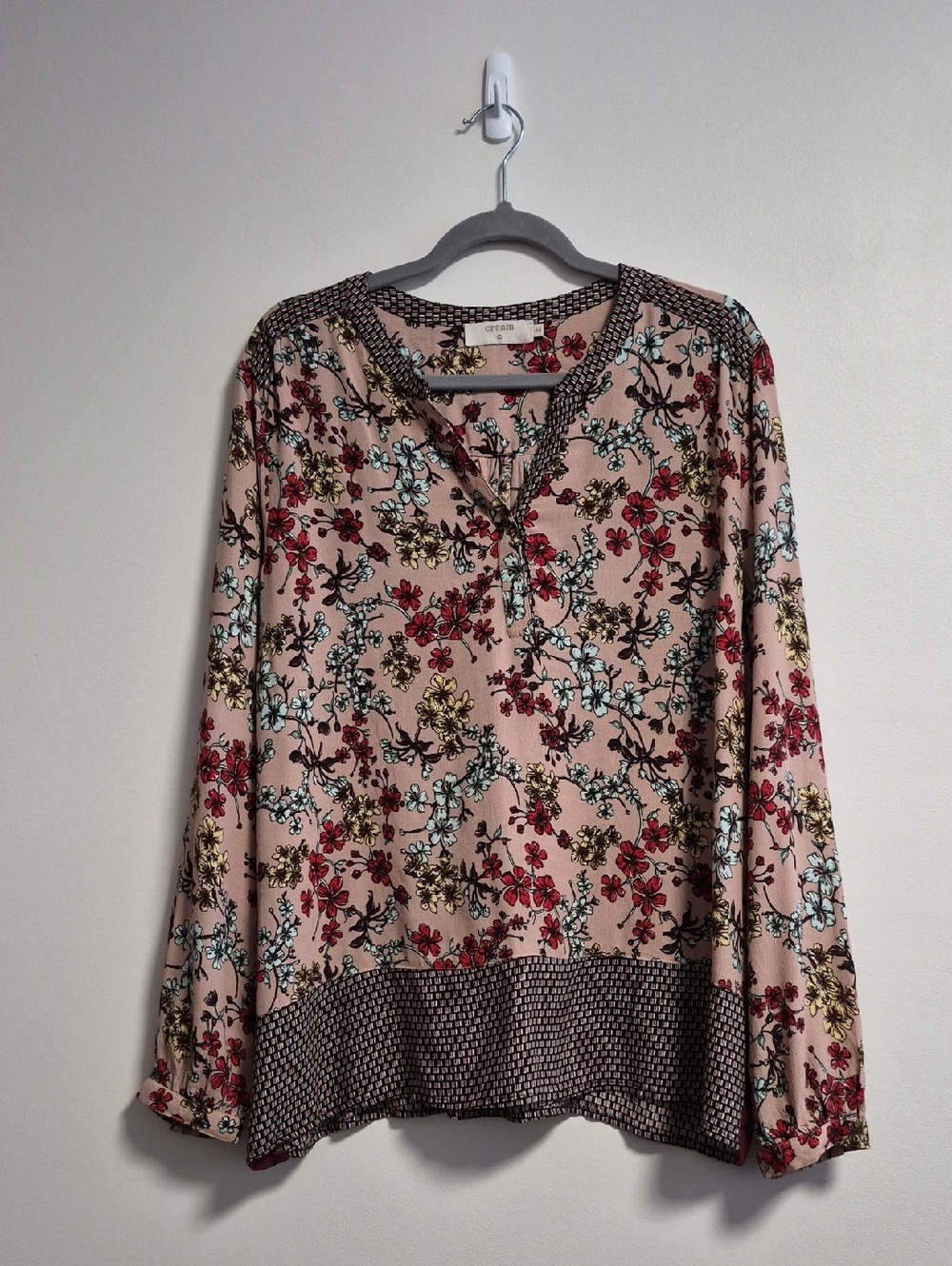 Cream blouse